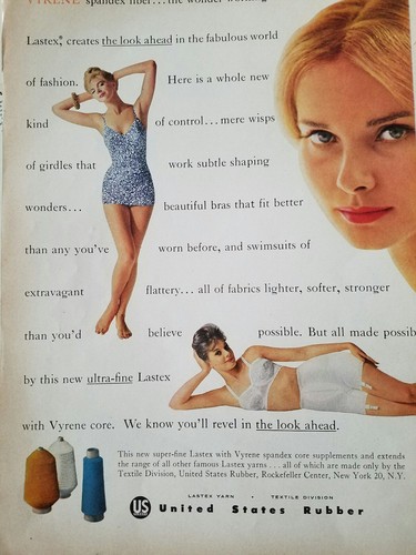 1960 women lastex - lastex, swimsuit