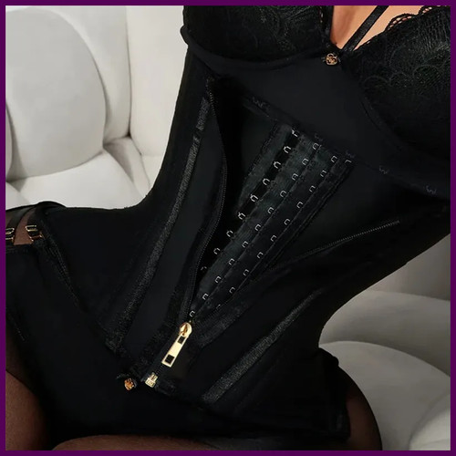 Latex waist trainer - latex,
