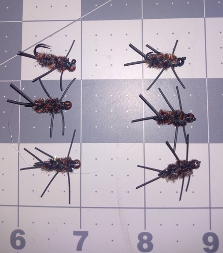 Brown pats rubber - legs, on