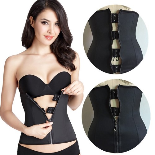 Women waist trainer latex - waist,
